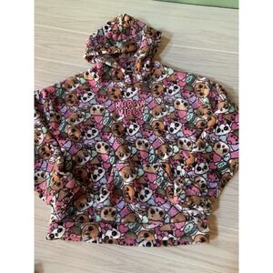 Lily Bleu Girls Plush‎ Size Large 14 Hoodie Animal Characters